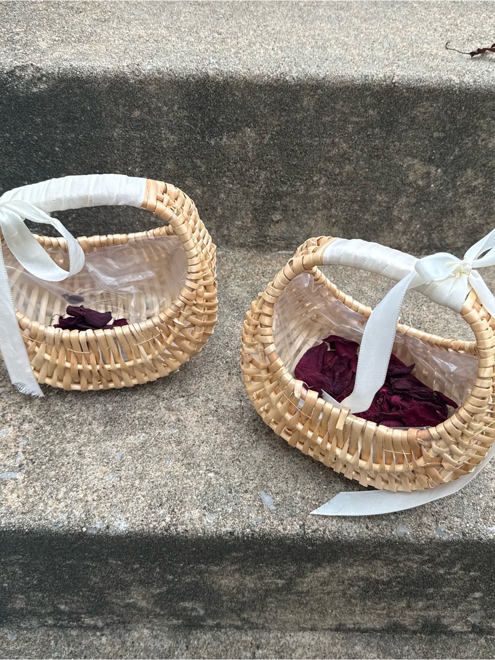 2 Flower Girl Baskets